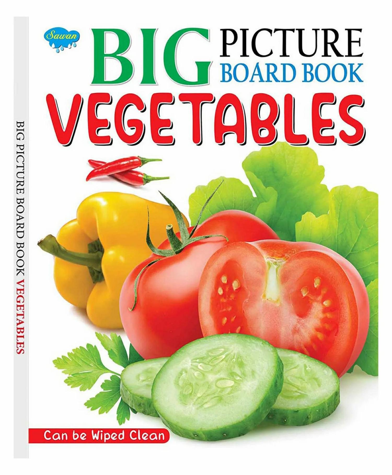 Vegetables Wipe And Clean Picture Board Book – English  |   Board Books Board Books Board Books