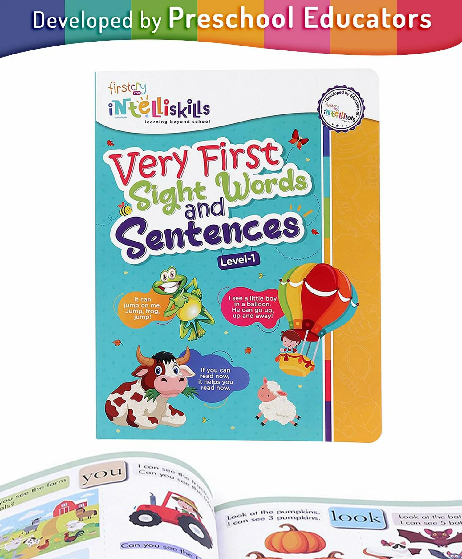 Very First Sight Words And Sentences Level 1 – English  |   Read & Learn Read & Learn Read & Learn