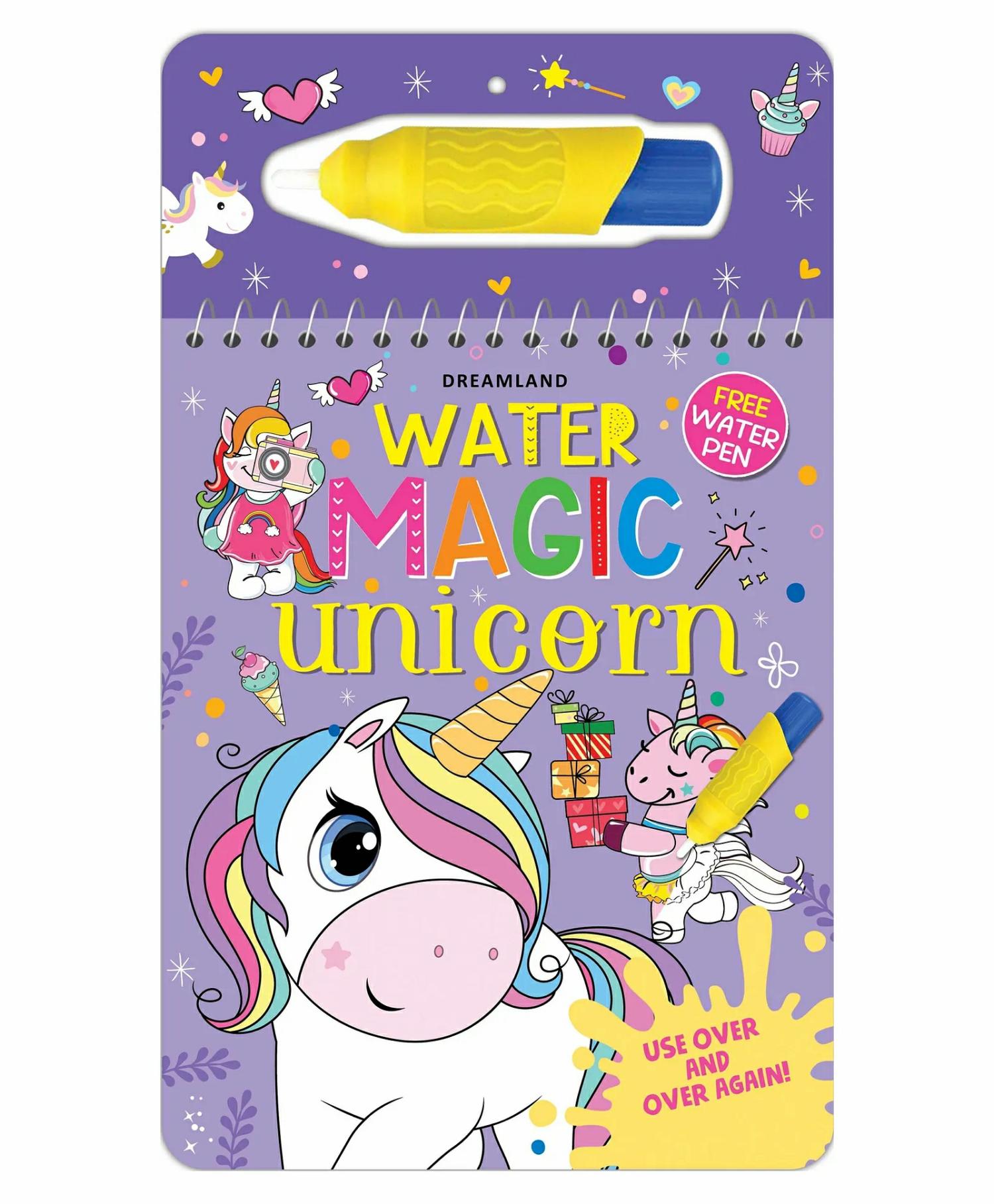 Water Magic Unicorn With Water Pen Use Over And Over Again – English Water Pen Color May Vary  |   Crafts, Hobbies & Activity Books Crafts, Hobbies & Activity Books Crafts