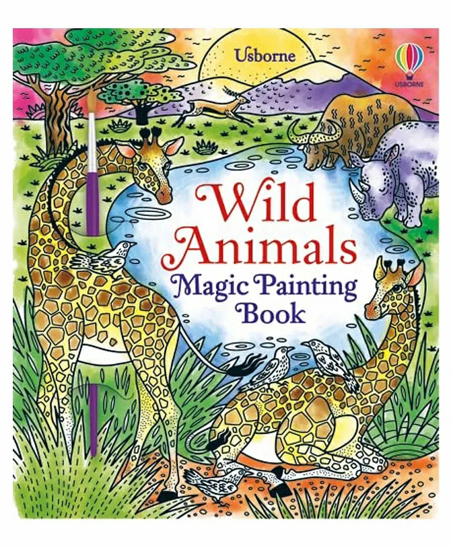 Wild Animals Magic Painting Book – English  |   Drawing & Coloring Book Drawing & Coloring Book Drawing & Coloring Book