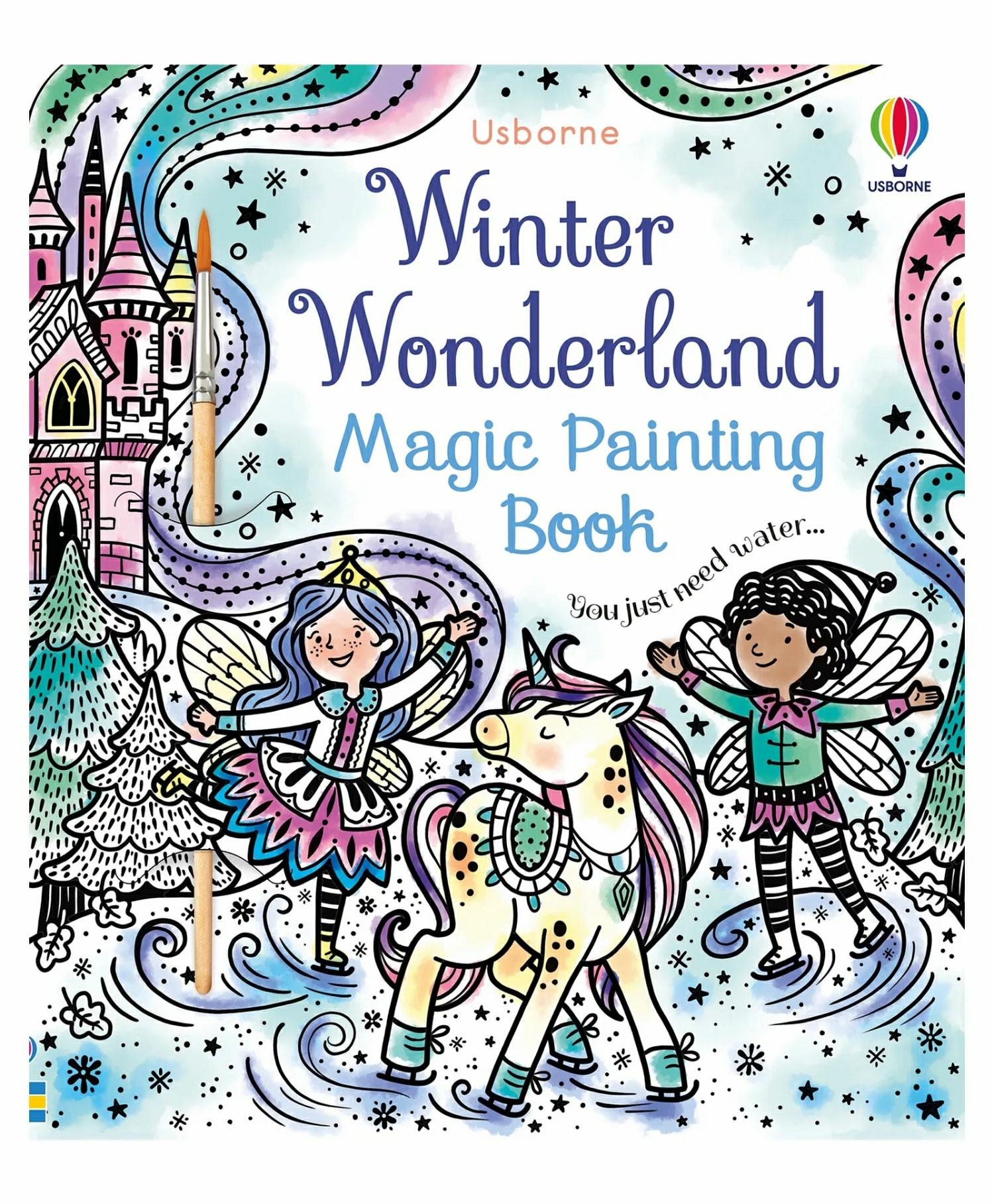 Winter Wonderland Magic Painting Book By Abigail Wheatley – English  |   Drawing & Coloring Book Drawing & Coloring Book Drawing & Coloring Book