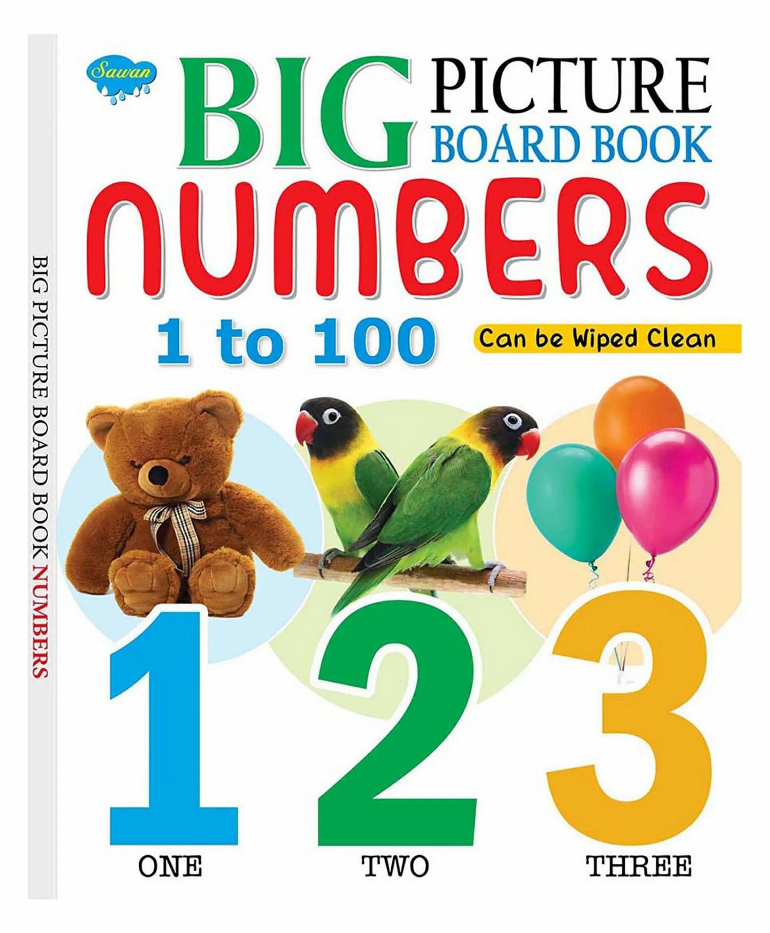 Wipe And Clean Board Book Of Numbers 1 To 100 – English  |   Board Books Board Books Board Books