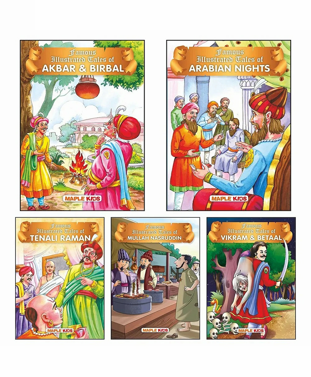 Witty Tales Set Of 5 Books – English  |   Story Books Story Books