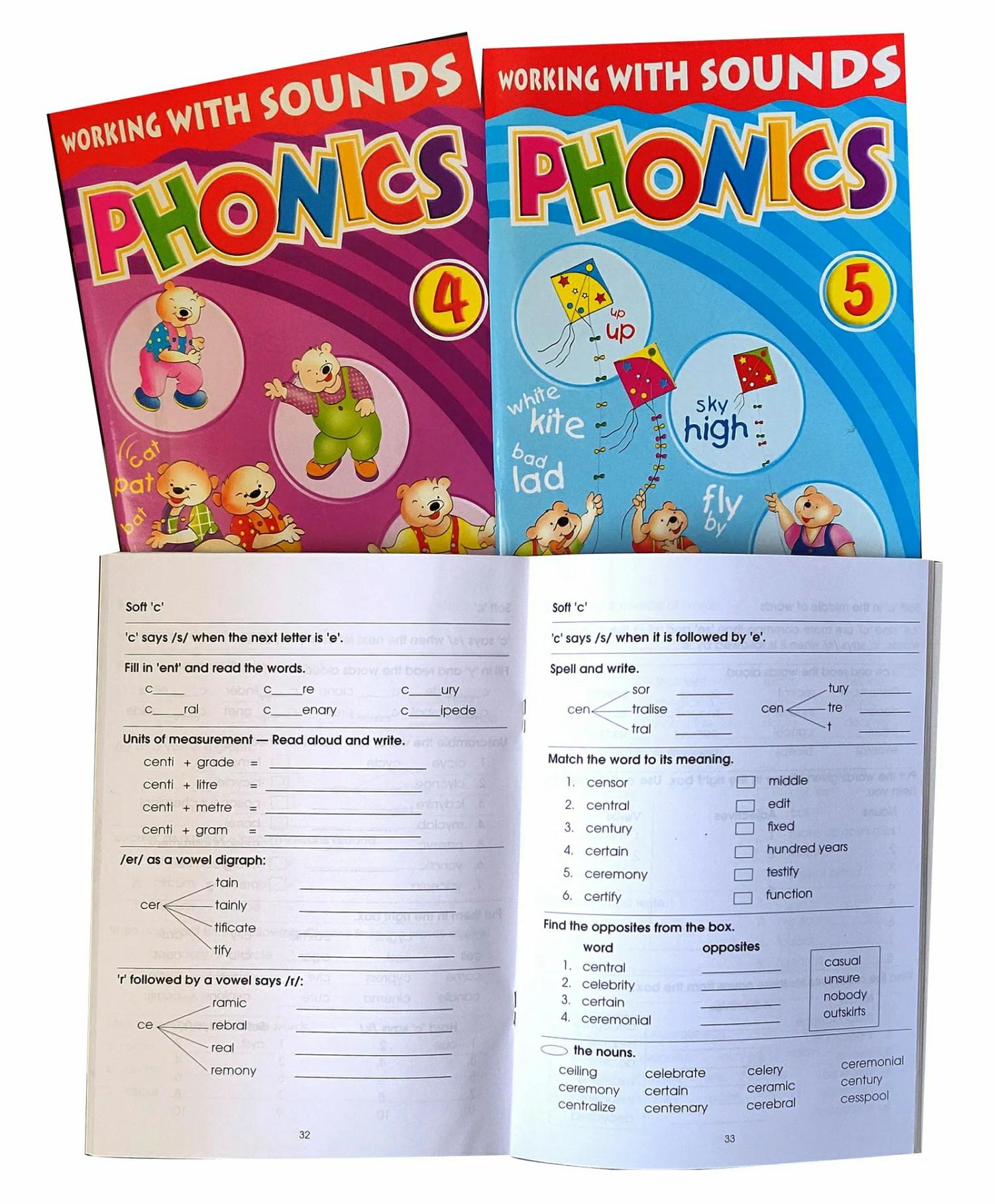 Working With Sounds Phonics 4 To 6 Set Of 3 Books – English  |   Read & Learn Read & Learn Read & Learn