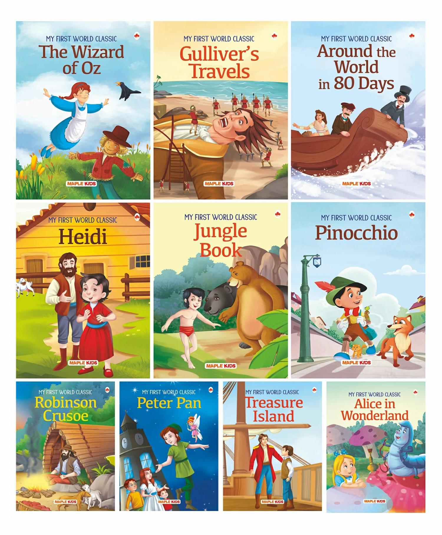 World Classic (Abridged) Set Of 10 Books – English  |   Story Books Picture Books Picture Books