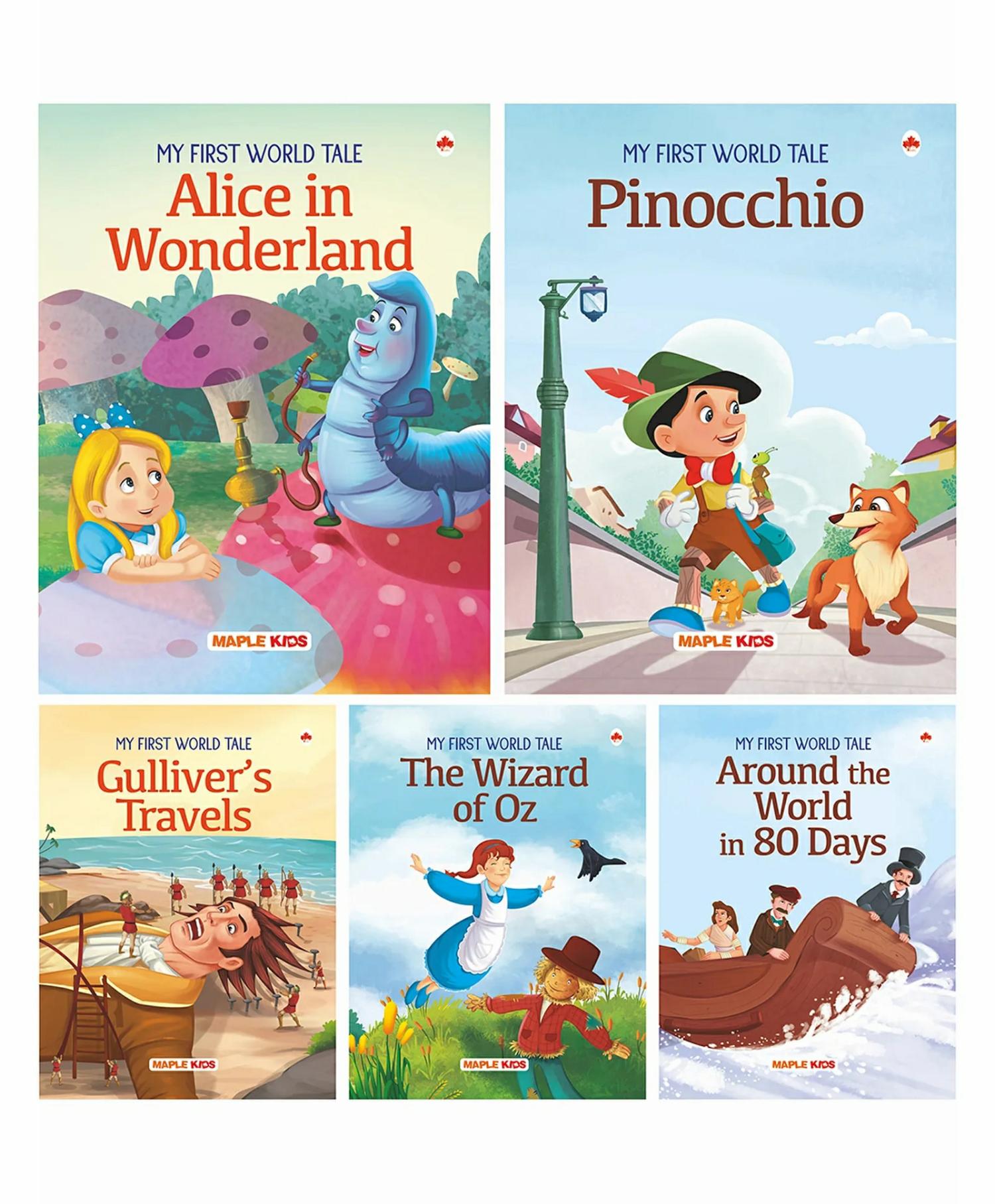 World Classics Abridged Illustrated Story Books Pack Of 5 – English  |   Story Books Story Books