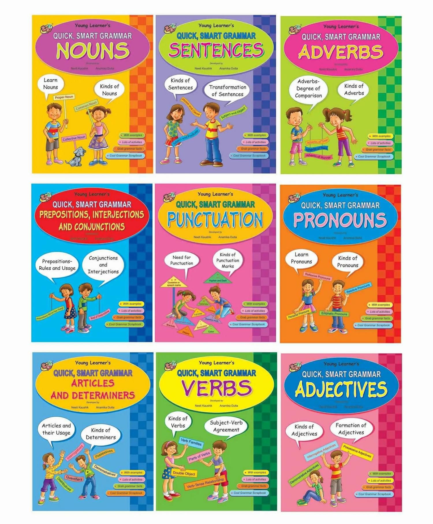 Young Learner Publication Quick Smart Grammar Series Pack Of 9 – English  |   Read & Learn Read & Learn Read & Learn