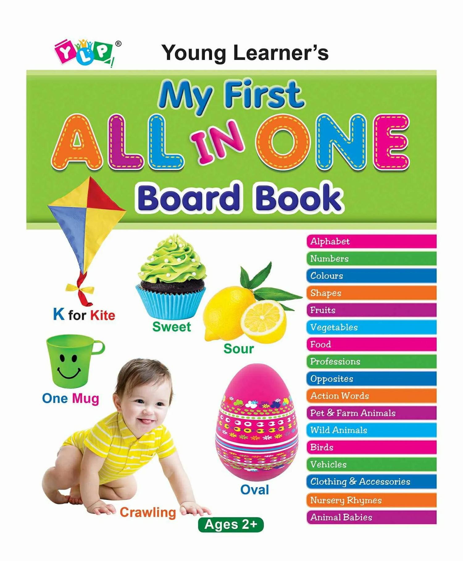 Young Learners Publications My First All In One Board Book – English  |   Board Books Board Books Board Books