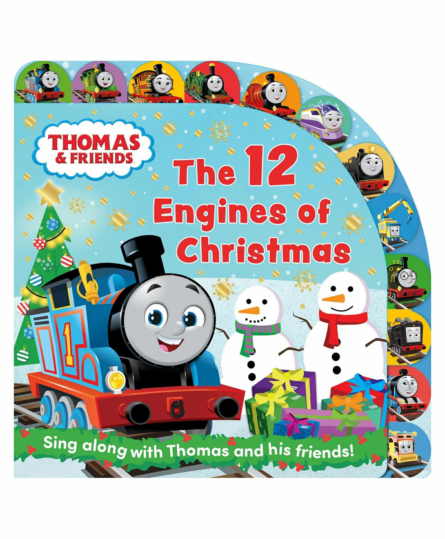 Thomas & Friends The 12 Engines Of Christmas Board Book – English  |   Rhymes & Poetry Books Rhymes & Poetry Books Rhymes & Poetry Books