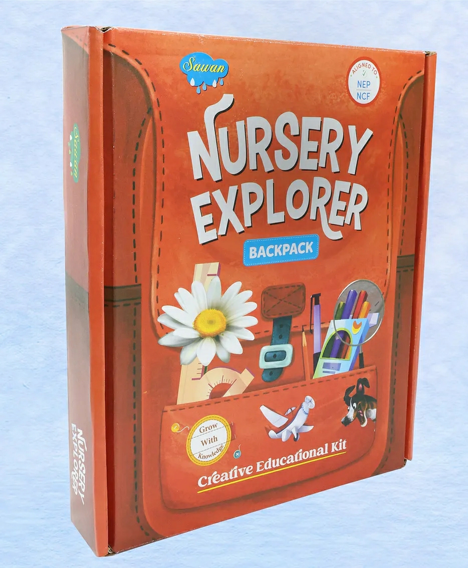 Nursery Explorer Backpack Set Of 8 Books| Embark On An Epic Learning Journey With The Nursery Explorer Backpack: A Treasure Trove Of 8 Enchanting Books! – English  |   Academic Books Academic Books Academic Books