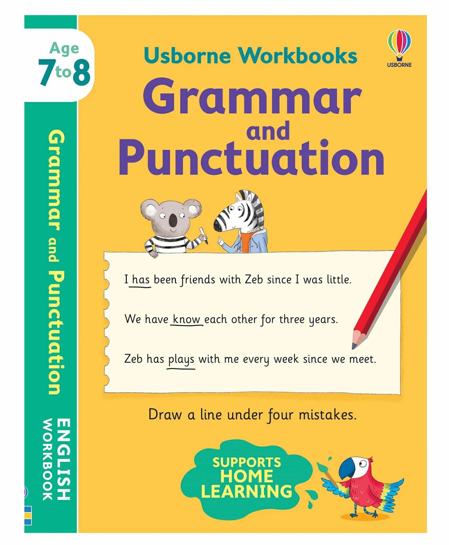 Usborne Grammer And Punctuation Worbooks – English  |   Academic Books Academic Books Academic Books