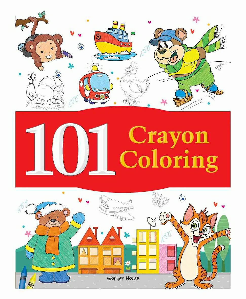 101 Crayon Coloring – English  |   Drawing & Coloring Book Drawing & Coloring Book Drawing & Coloring Book