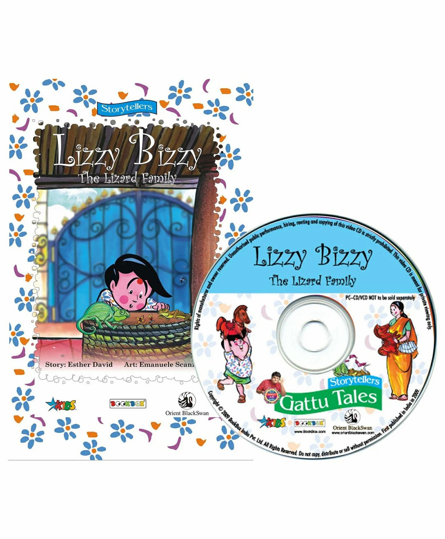 Bookbox Lizzy Bizzy The Lizard Family Story Book With Cd – English  |   Cd’s & Movies Cd's & Movies Cd's & Movies