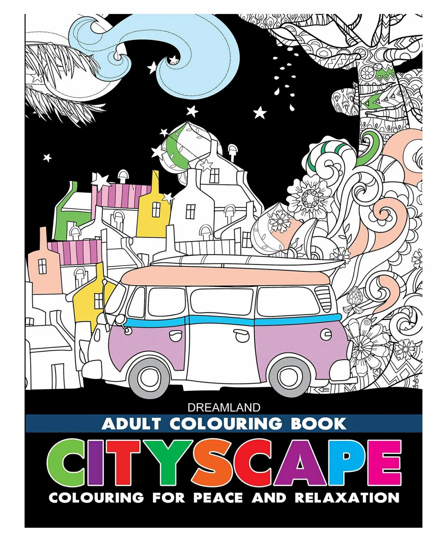 Cityscape Colouring Book – English  |   Drawing & Coloring Book Drawing & Coloring Book Drawing & Coloring Book