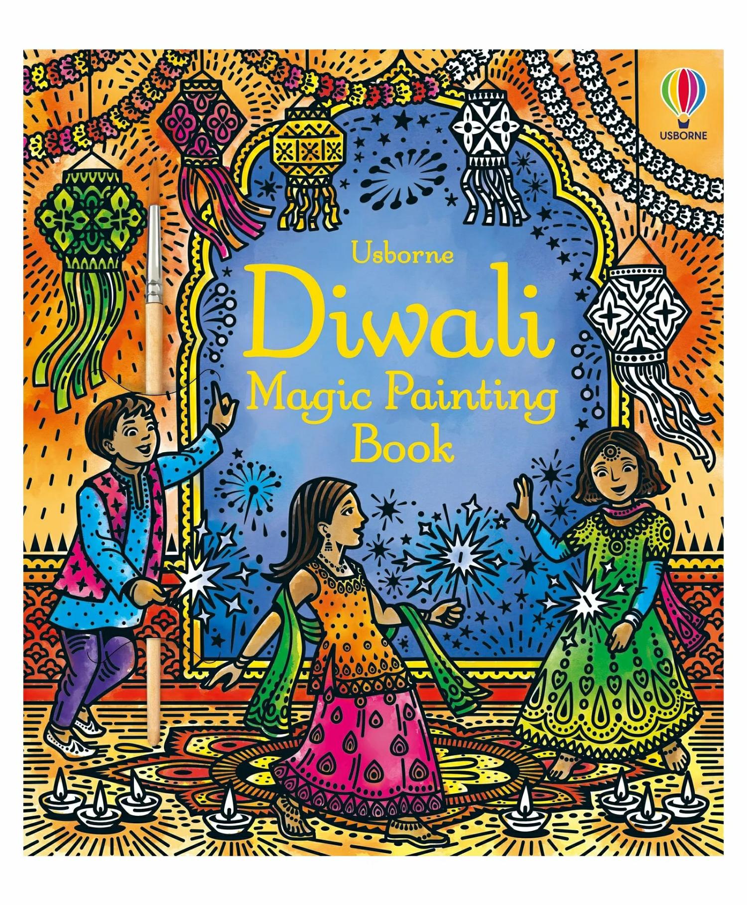 Diwali Magic Painting Book – English  |   Drawing & Coloring Book Drawing & Coloring Book Drawing & Coloring Book