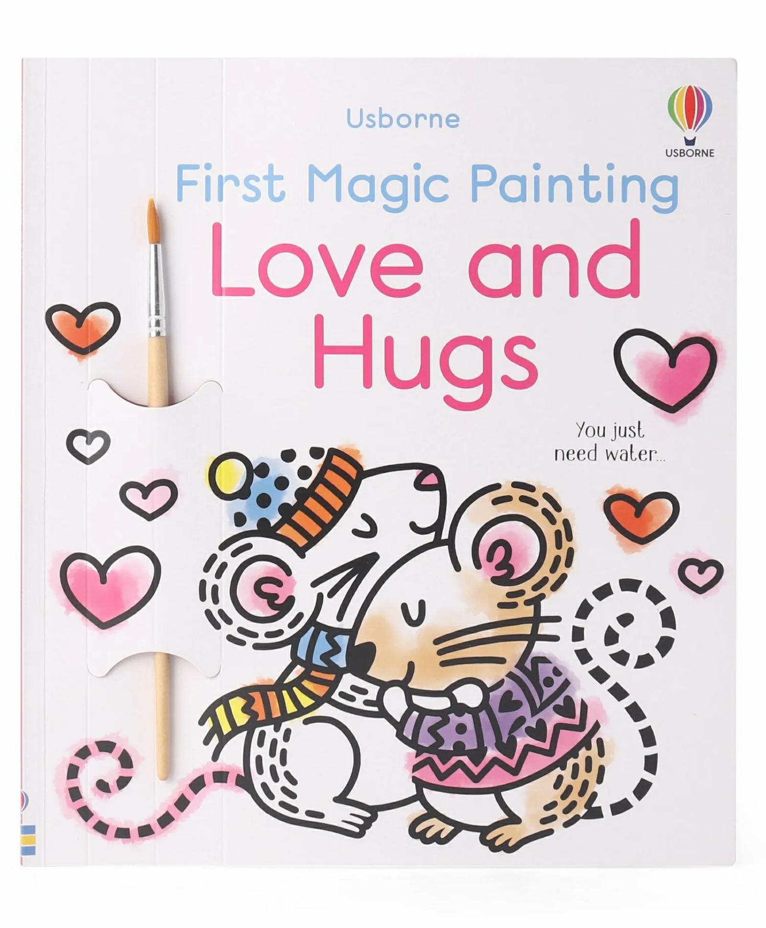 First Magic Painting Love And Hugs Book – English  |   Drawing & Coloring Book Drawing & Coloring Book Drawing & Coloring Book