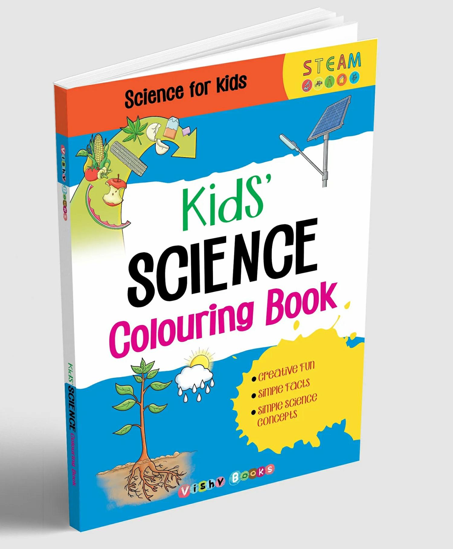 Kid’s Science Colouring Book Steam-English  |   Drawing & Coloring Book Drawing & Coloring Book Drawing & Coloring Book