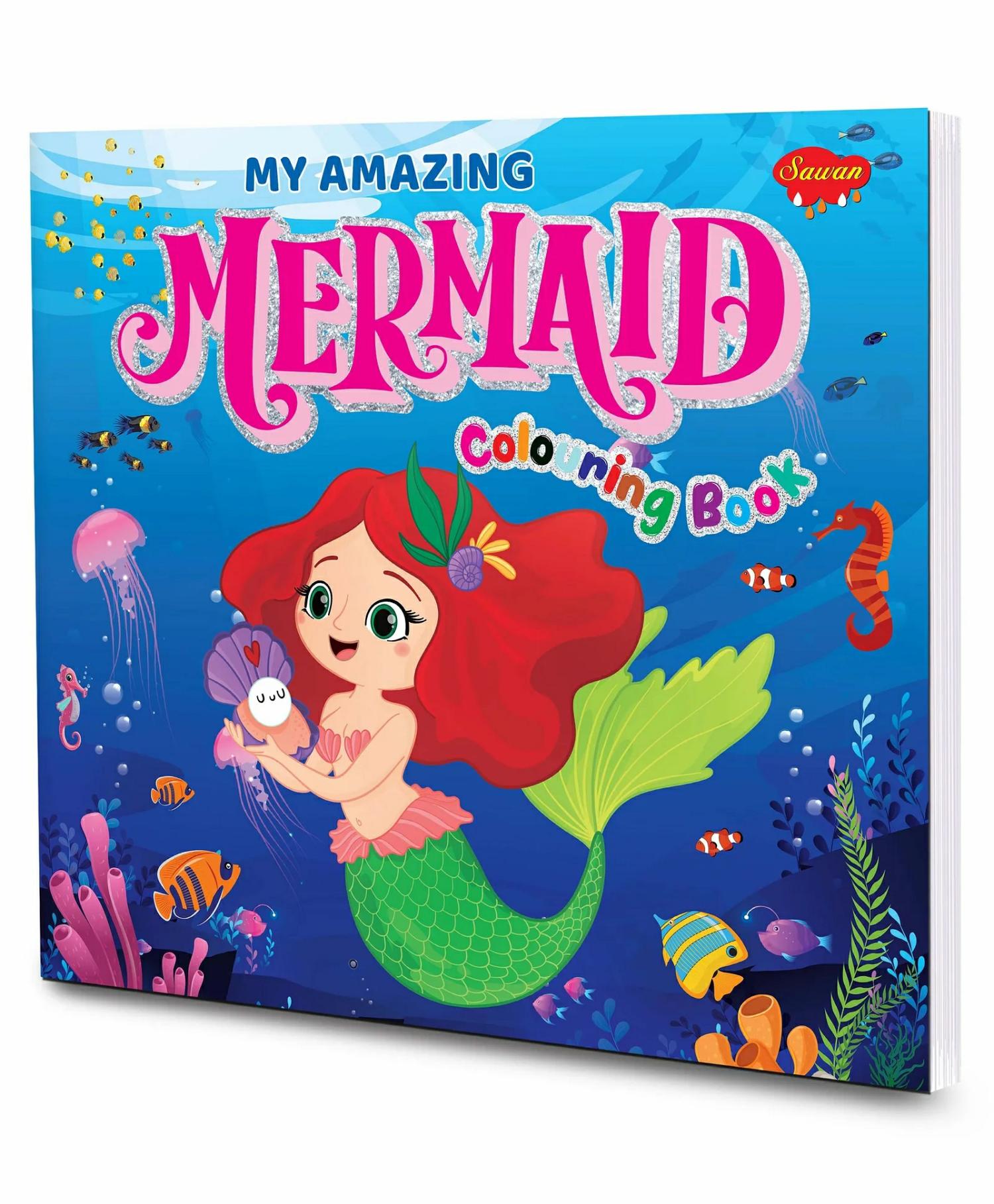 My Amazing Mermaid Colouring Book – English  |   Drawing & Coloring Book Drawing & Coloring Book Drawing & Coloring Book