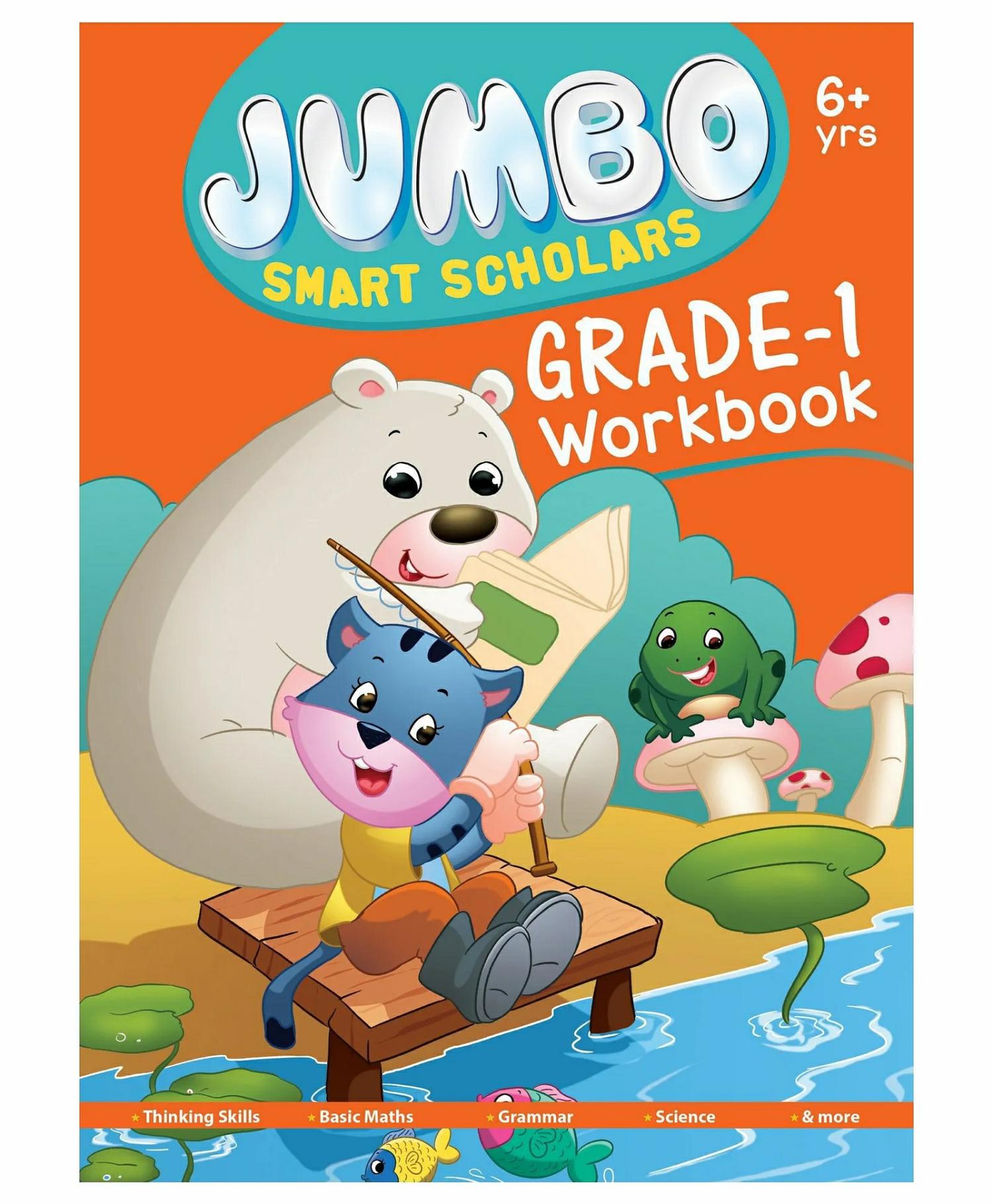 Jumbo Smart Scholars Grade 1 Workbook Activity Book – English  |   Crafts, Hobbies & Activity Books Crafts, Hobbies & Activity Books Crafts